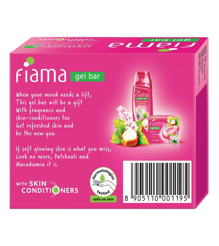 Fiama Soap, Patchouli and Macadamia 125g (Pack of 6) Free shipping worldwide