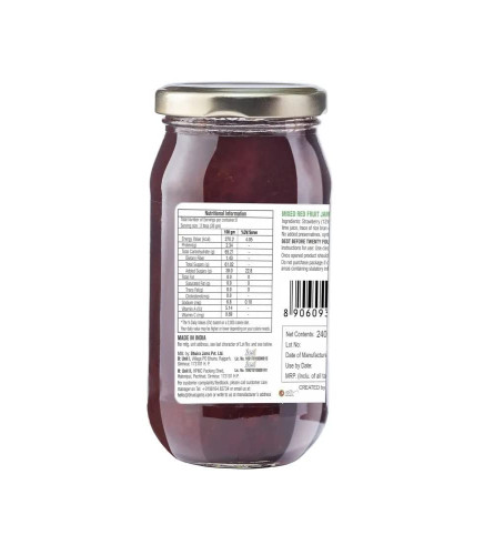 Bhuira | All Natural Jam Mixed Red Fruit | No Added preservatives | No Artificial Color Added(Free Shipping)