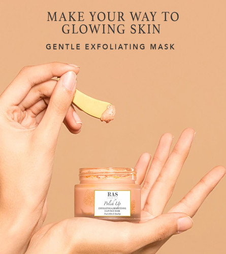 RAS Luxury Oils Polish Up Exfoliating & Brightening Clay Face Mask With Fruit AHAs & Rosehip