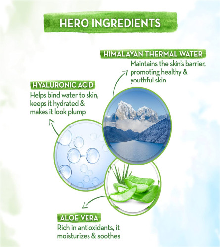 MamaEarth Aqua Glow With Himalayan Thermal Water and Face Wash