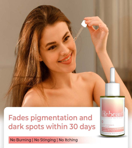 Rebeaut Clear Radiance Face Serum | Corrects Pigmentation | Dark Spots Brightens Skin Tone