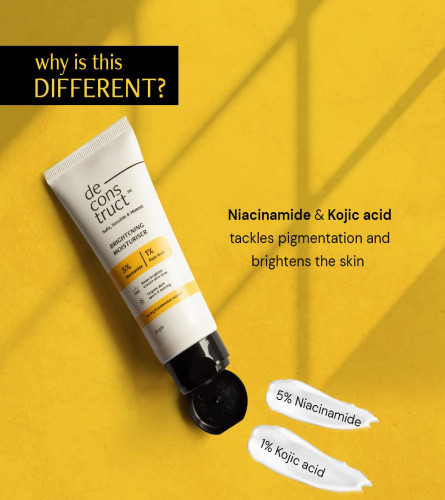 Deconstruct Brightening Face Cream | 5% Niacinamide + 1% Kojic Acid + 5%VitaminC + VitaminE