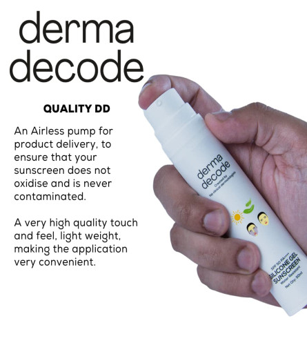 Derma Decode Waterproof Sunscreen for Swimming-Pool-Beach | Water-Resistant, SPF 50, PA ++++