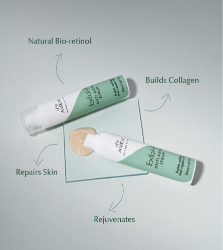 AVEIL Exfol-A Anti Aging Face Serum With Collagen Building | Overnight Repair & Firming Formula | 30 ml (free shipping)