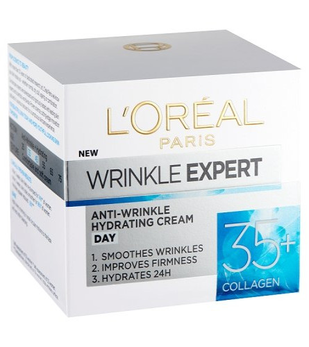 L'Oreal Paris Wrinkle Expert 35+ Collagen, Day Moisturizer 50 ml ( Free Shipping )