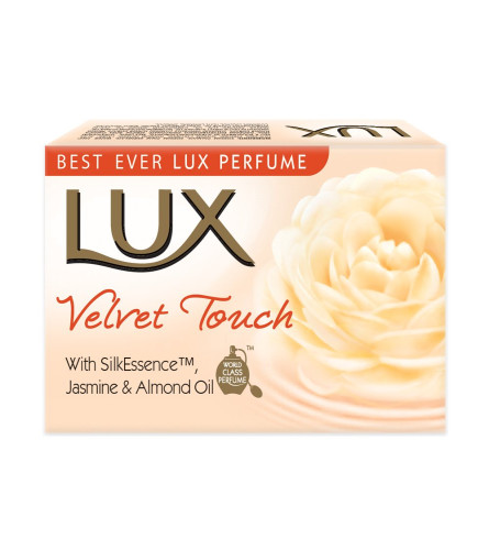 Lux Velvet Touch Soap Bar, Jasmine and Almond Oil, 150g (Pack of 3) ( Free Shipping )