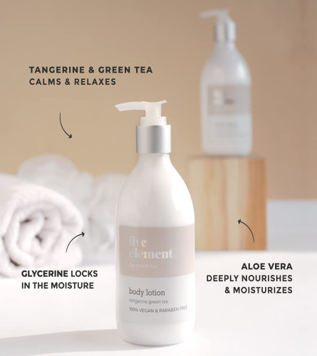 Kimirica Five Elements Moisturizing Scented Body Lotion with Tangerine and Green Tea