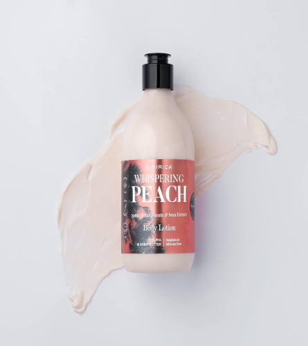 Kimirica Whispering Peach Silicone- Free Moisturizing Scented Body Lotion (Whispering Peach