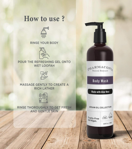 Kimirica Pharmacopia Refreshing Summer body wash with the goodness of Argan Oil & Aloe Vera