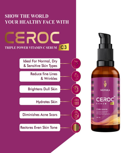 SKINSKA NATURALS - CEROC C3 Vitamin C Face Serum