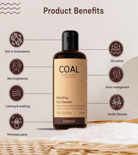 COAL Clean Beauty Refreshing Face Cleanser