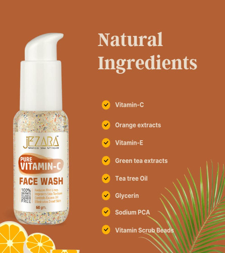 Jezara Pure Vitamin C Visibly Flawless Skin Face Wash