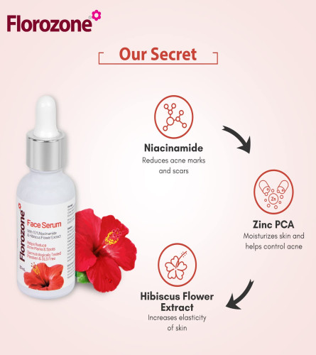 Florozone Face Serum, 30 ml | Lightweight & Protective Serum | pack of 2 | free shipping