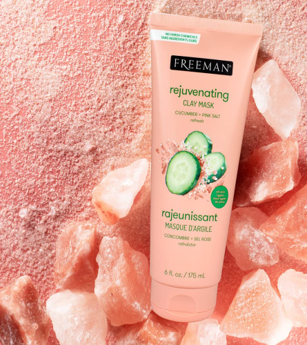 Freeman Rejuvenating Clay Mask - Cucumber + Pink Salt