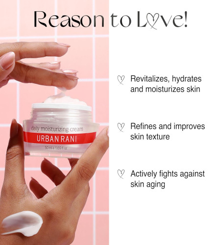 Crema hidratante diaria Nourish Mantra Urban Rani