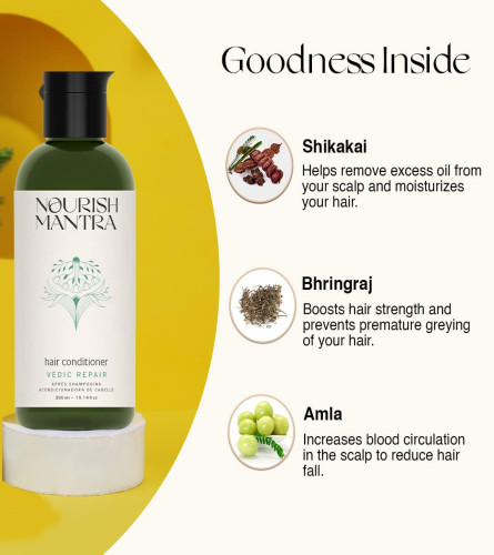 Acondicionador reparador védico Nourish Mantra