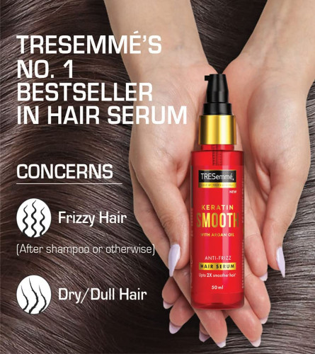 Sérum capilar antiencrespamiento suave con queratina Tresemme