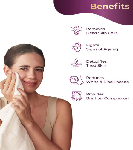 Exfoliante facial de vid roja francesa PILGRIM