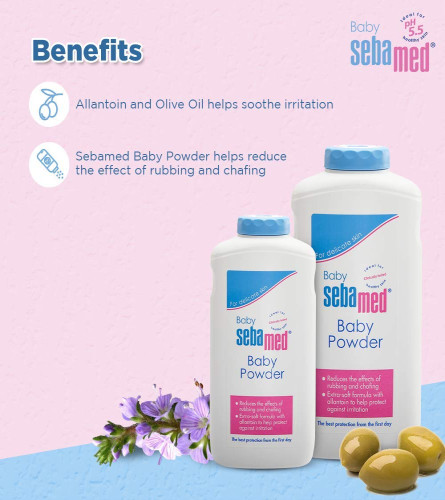 Sebamed Baby Powder 400g with Olive Oil and Allantoin for Delicate Skin Online - Epakira