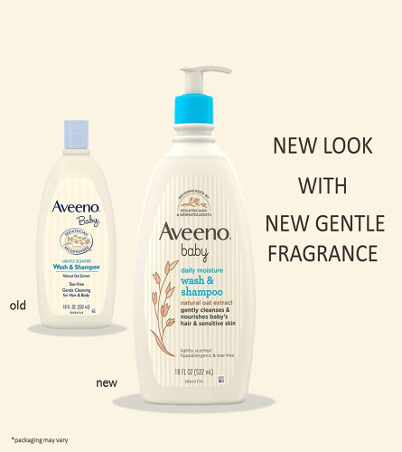 Aveeno Baby Gentle Wash & Shampoo With Natural Oat Extract
