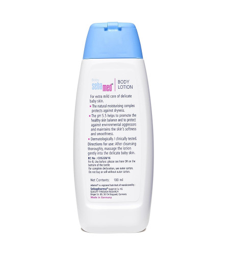 SebamedDermatalogically Tested Baby Body Lotion 100 Ml with Camomile &Allantoin