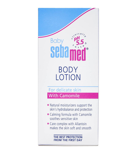 Sebamed Baby Body Lotion 50 Ml|Ph 5.5|Camomile & Allantoin| Dermatalogically Tested| Sensitive Skin ( Free Shipping )