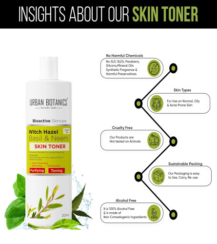 UrbanBotanics® Tónico Facial Sin Alcohol
