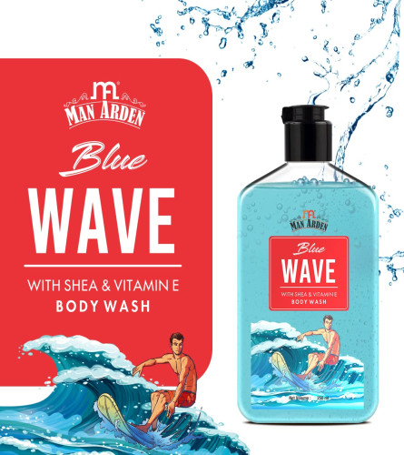 Gel de baño de lujo Man Arden Blue Wave