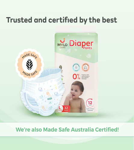 Mylo Care Baby Diaper Pants Large (L) Size Online - Epakira