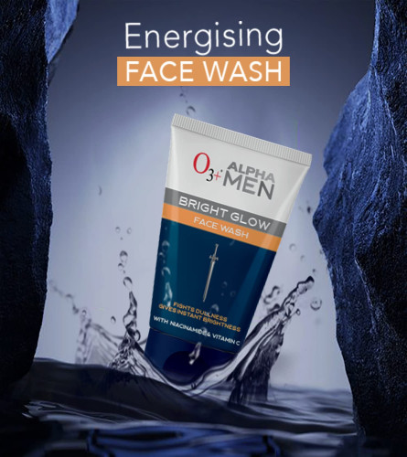 O3+ ALPHA MEN Jabón facial brillante