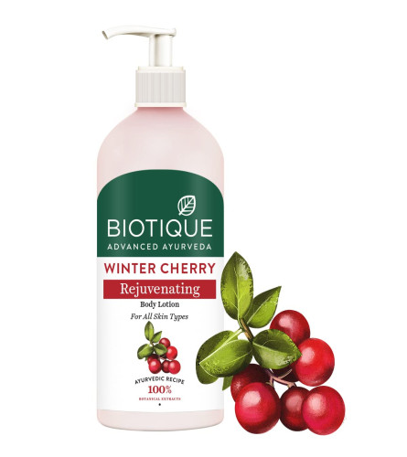 Loción corporal Biotique Winter Cherry para todo tipo de piel