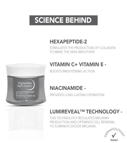 Bioderma Pigmentbio Crema Iluminadora - Renovadora de Noche