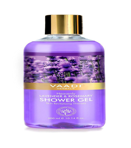 Gel de ducha Vaadi Herbals, lavanda celestial y romero