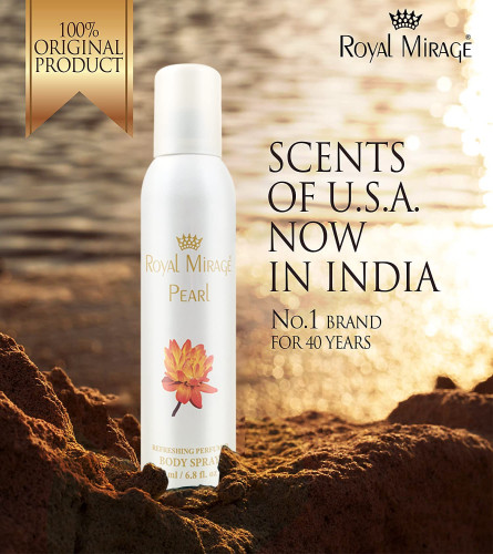 Royal Mirage Pearl Desodorante Corporal Perfumado en Spray Unisex