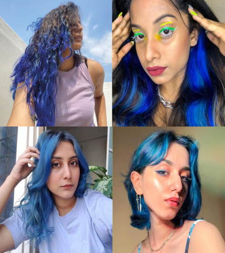 Paradyes Rudolphi Blue DIY Color de cabello semipermanente