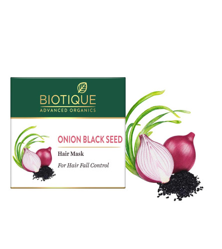 Mascarilla para el cabello Biotique Onion Black Seed