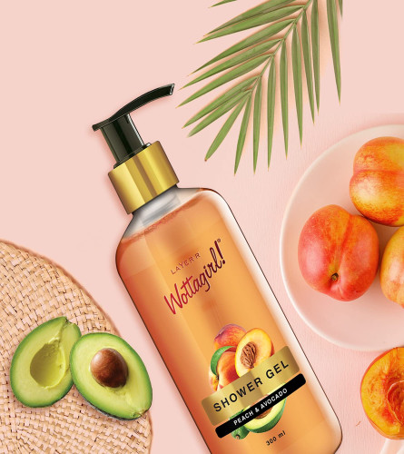 Layer'r Wottagirl Duschgel Pfirsich & Avocado für Frauen 300 ml (Kostenloser Versand)