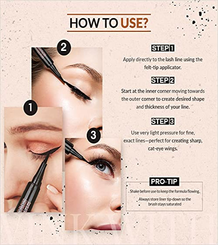 Colorbar Wink With Love 14 Hrs Stay Eyeliner, Black Charm ( Free Shipping )