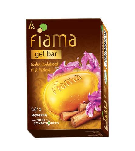 Fiama Gel-Badestück, goldenes Sandelholzöl und Patchouli 125 gm (3er-Pack) Kostenloser Versand