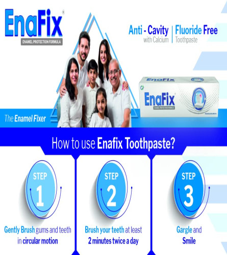 Enafix Anti-Karies-Zahnpasta 70 gm (2er-Pack)