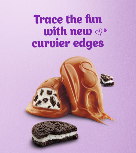 Cadbury Milchmilchseide Oreo Schokoriegel 60 gm (7er-Pack)