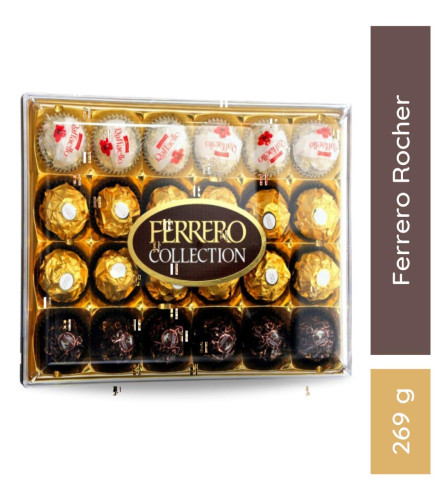 Ferrero Collection T24 Chocolate, Imported Chocolates, Ideal for Gifting, Birthday Gift, Croquante nut, Chocolate Collection, Variety Packs Available,(269.4 g) ( Free Shipping )