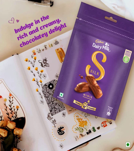Cadbury Dairy Milk Silk Chocolate Home Treats, 153 g ( Free Shipping )