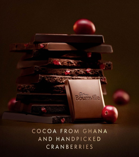 Cadbury Bournville Cranberry Dark Chocolate Bar, 80 g ( Free Shipping )