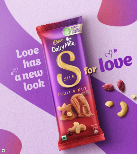 Cadbury Dairy Milk Silk Fruit & Nut Chocolate Bar, 55g (Pack of 8) ( Free Shipping )