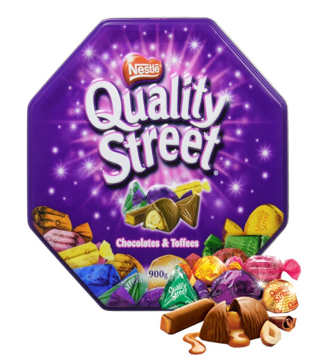 Nestle Quality Street Assorted Milk and Dark Chocolates and Toffees, 31.75 oz / 900 g ( Free Shipping )
