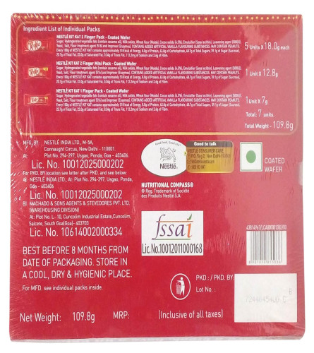 Nestle Kitkat Festive Greetings Gift Pack, 109.8g Carton ( Free Shipping )