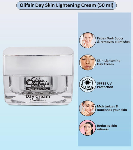 Olifair Day Skin Lightening Cream Hautstraffende Creme für Frauen 50 ml (Kostenloser Versand)