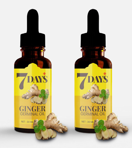 Suero para el crecimiento del cabello germinal de jengibre de 7 días