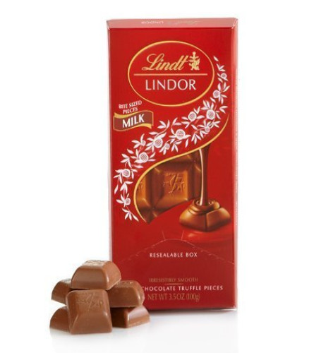 Lindt Lindor Irresistibly Smooth Milk Chocolate, 2 X 100 G (Free Shipping)